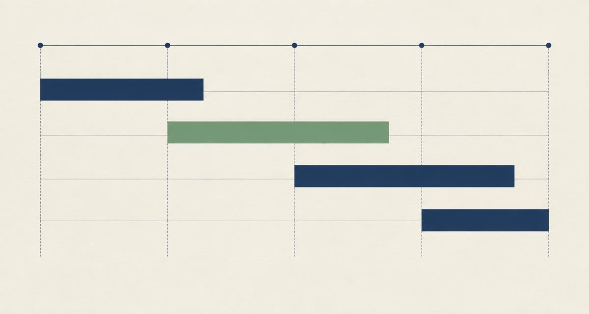 Rollout timeline with four overlapping delivery phases